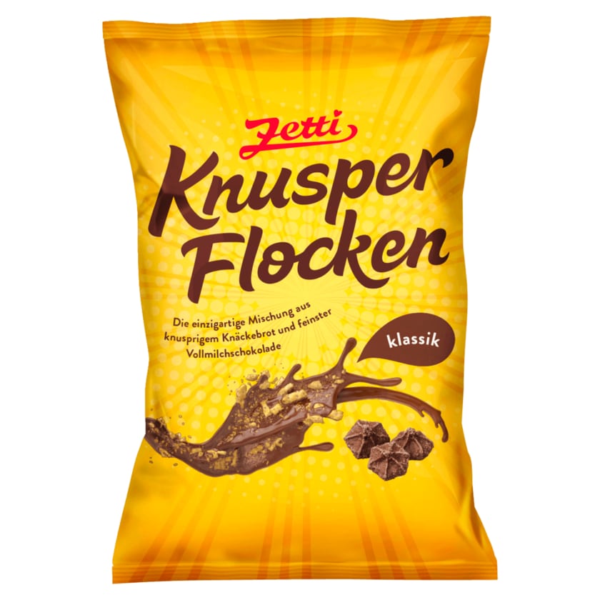 Zetti Knusperflocken Vollmilchschokolade 170g